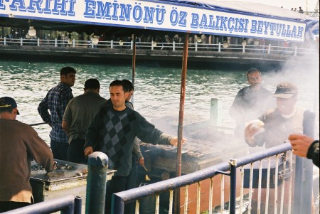 Sardines grillées à Galata